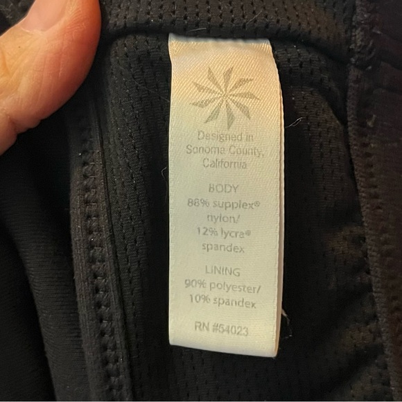 Athleta sports bra black XS, Upbeat - Picture 6 of 6